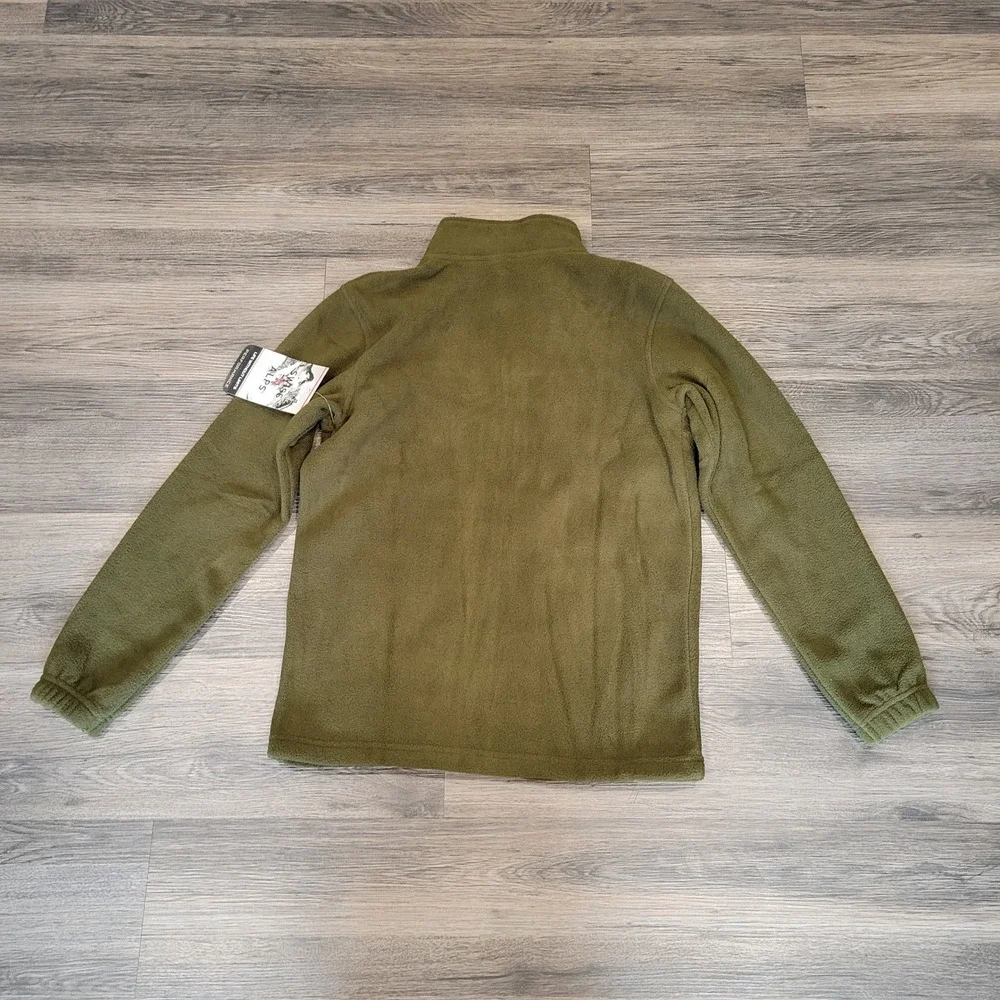 NWT Swiss Alps Boys Fleece Jacket Full Zip‎ Soft Warm Activewear Coat Size 10/12